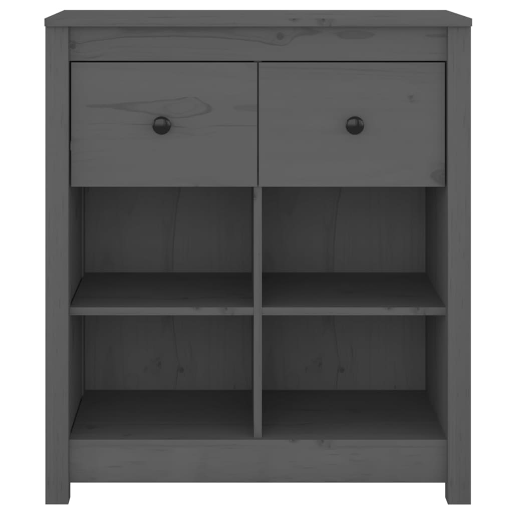 Dressoir 70x35x80 cm massief grenenhout