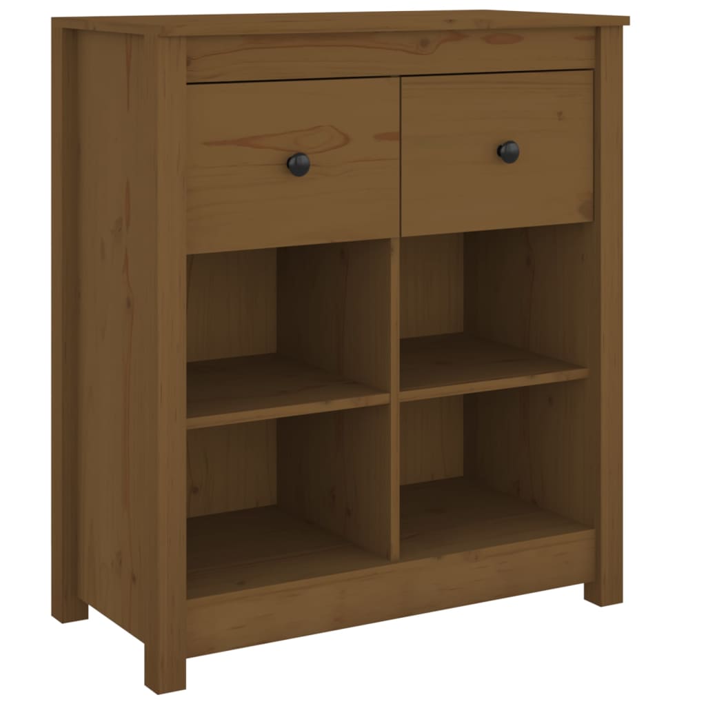 Dressoir 70x35x80 cm massief grenenhout