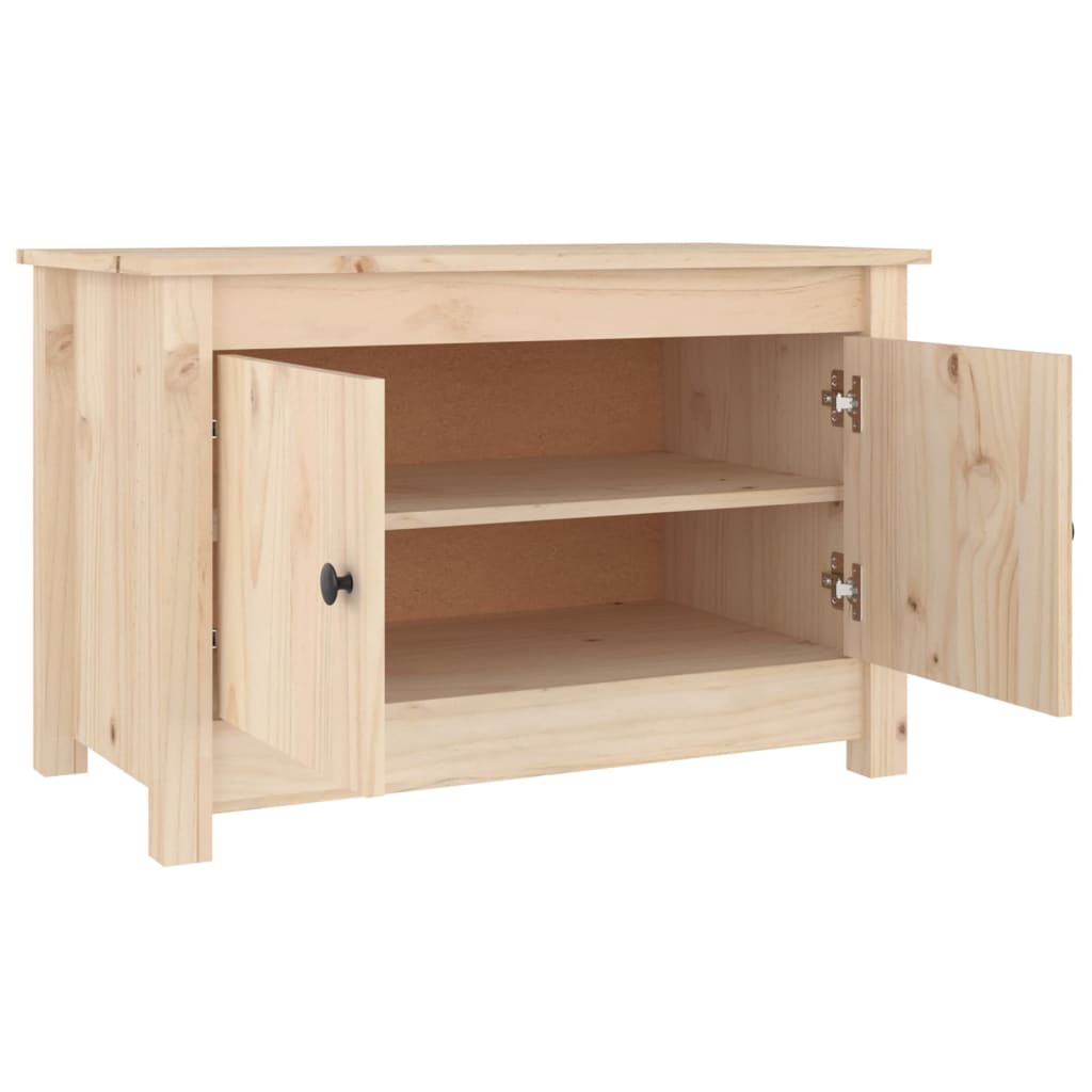 Schoenenkast 70x38x45,5 cm massief grenenhout