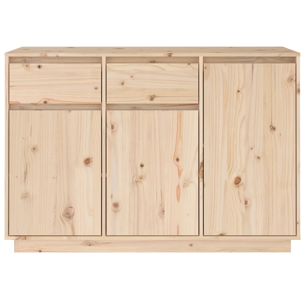 Dressoir 110x34x75 cm massief grenenhout