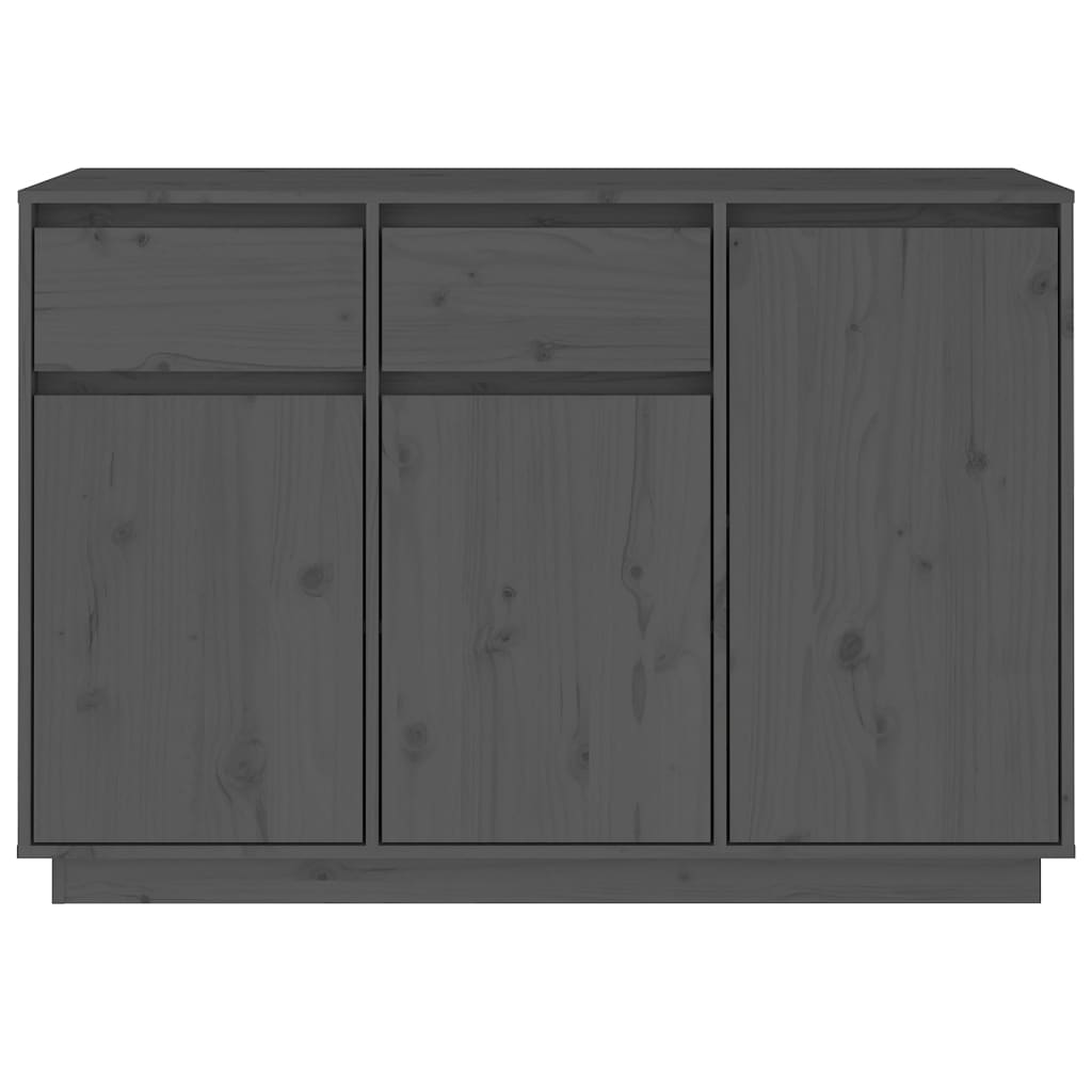 Dressoir 110x34x75 cm massief grenenhout