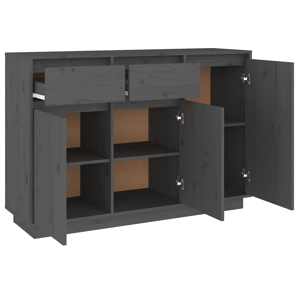 Dressoir 110x34x75 cm massief grenenhout