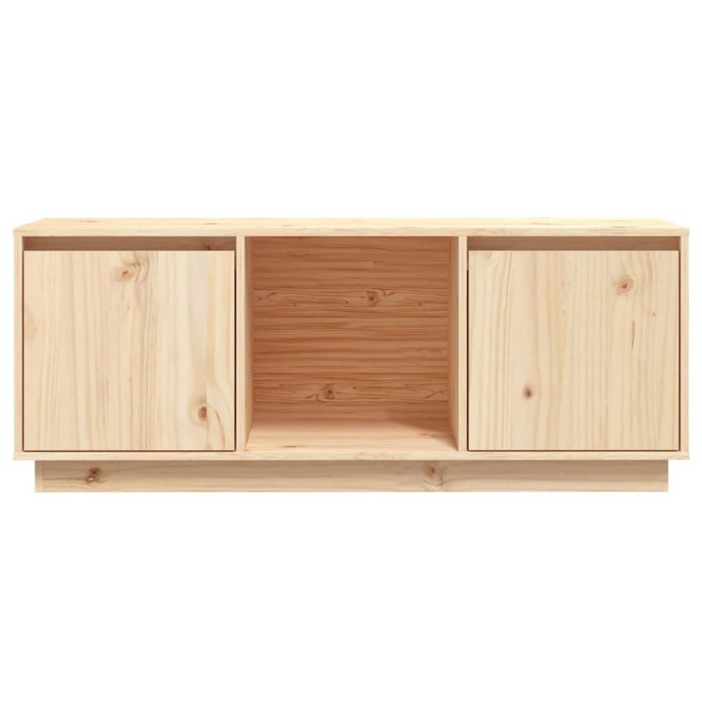 Tv-meubel 110,5x35x44 cm massief grenenhout