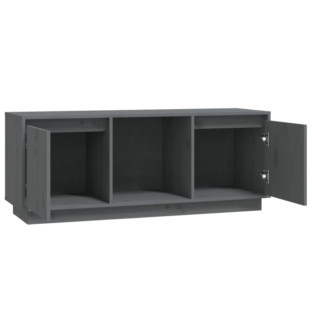 Tv-meubel 110,5x35x44 cm massief grenenhout