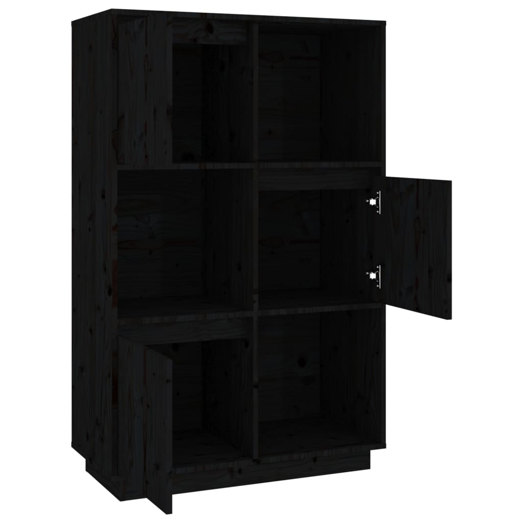 Hoge kast 74x35x117 cm massief grenenhout