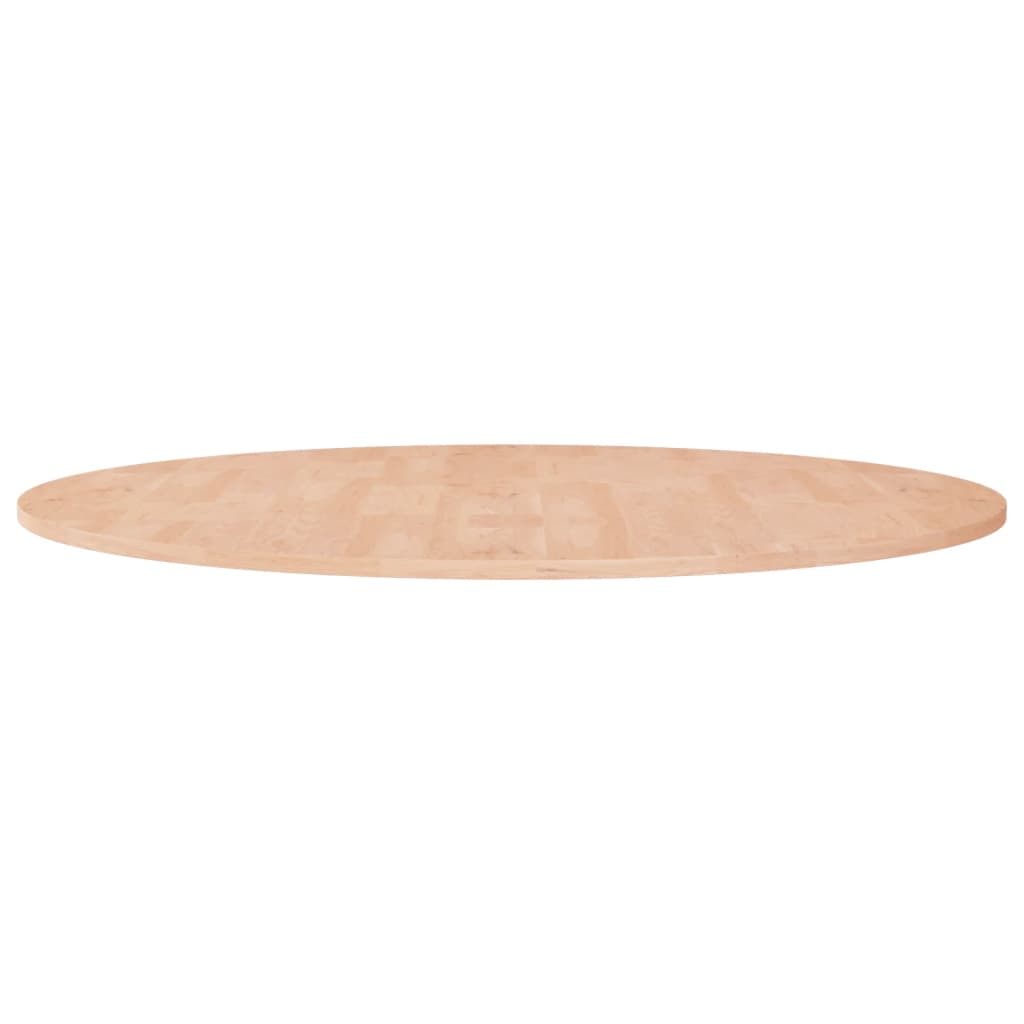 Tafelblad rond Ø60x2,5 cm onbehandeld massief eikenhout