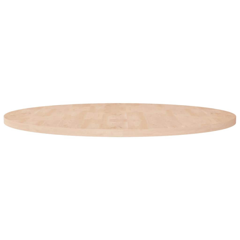 Tafelblad rond Ø30x2,5 cm onbehandeld massief eikenhout