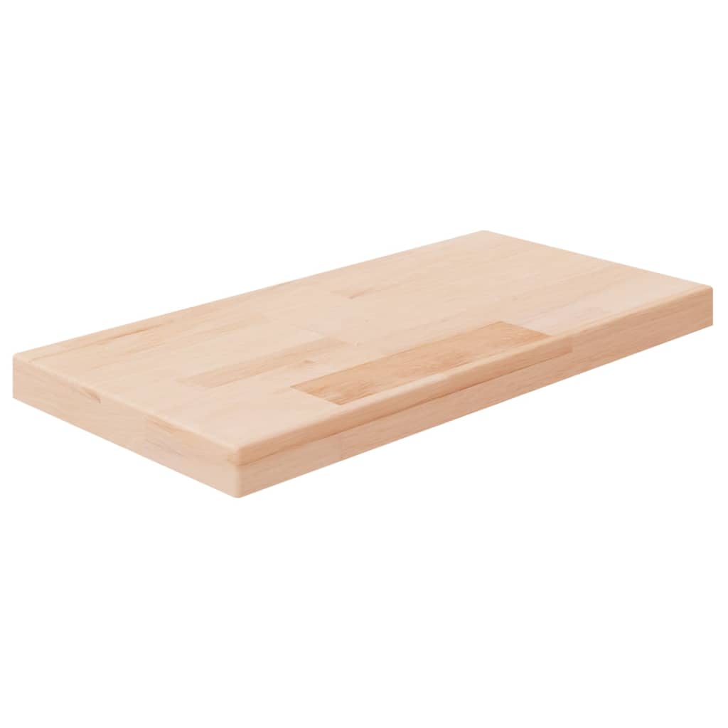 Plank 40x20x2,5 cm onbehandeld massief eikenhout