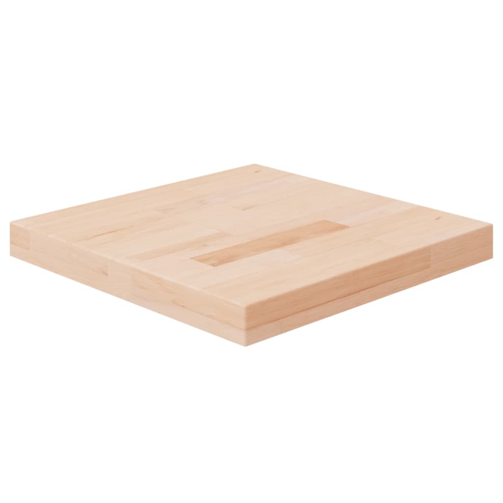 Tafelblad vierkant 40x40x2,5cm massief eiken