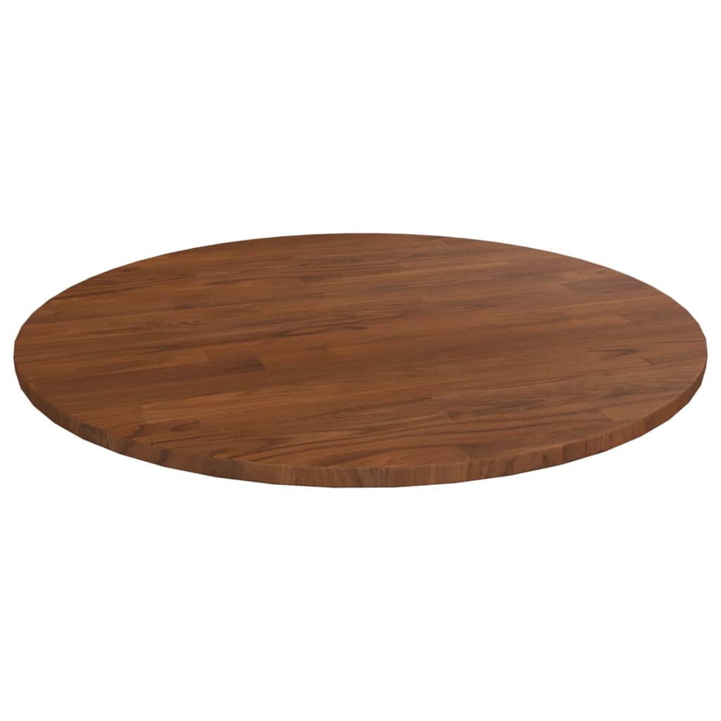 Tafelblad rond Ø30x2,5 cm onbehandeld massief eikenhout