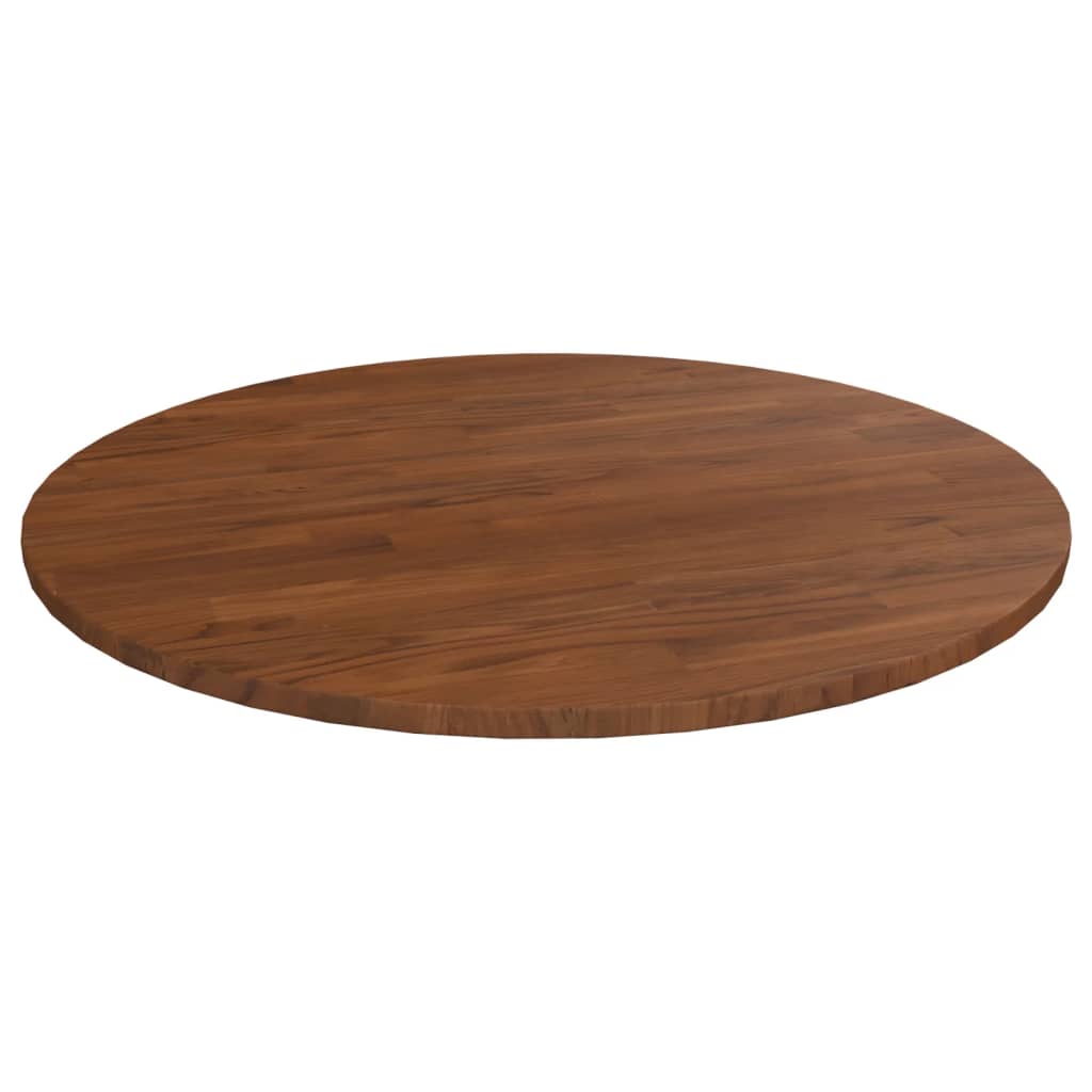 Tafelblad rond Ø30x2,5 cm onbehandeld massief eikenhout