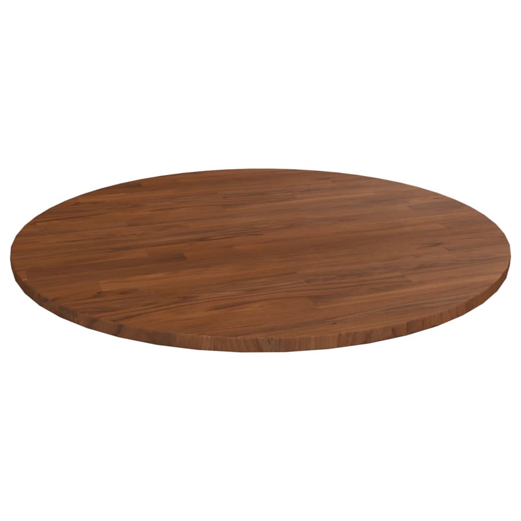 Tafelblad rond Ø30x2,5 cm onbehandeld massief eikenhout