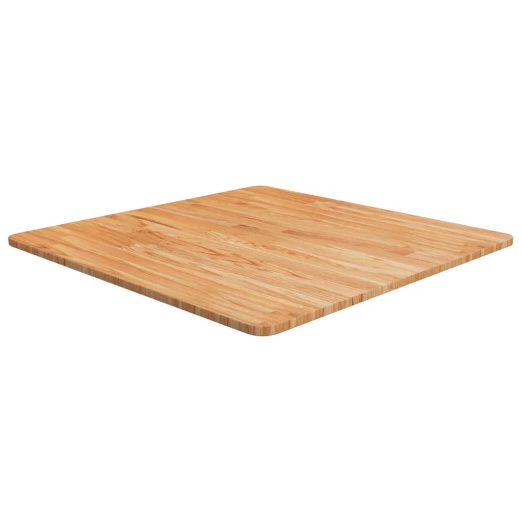 Tafelblad vierkant 40x40x2,5cm massief eiken