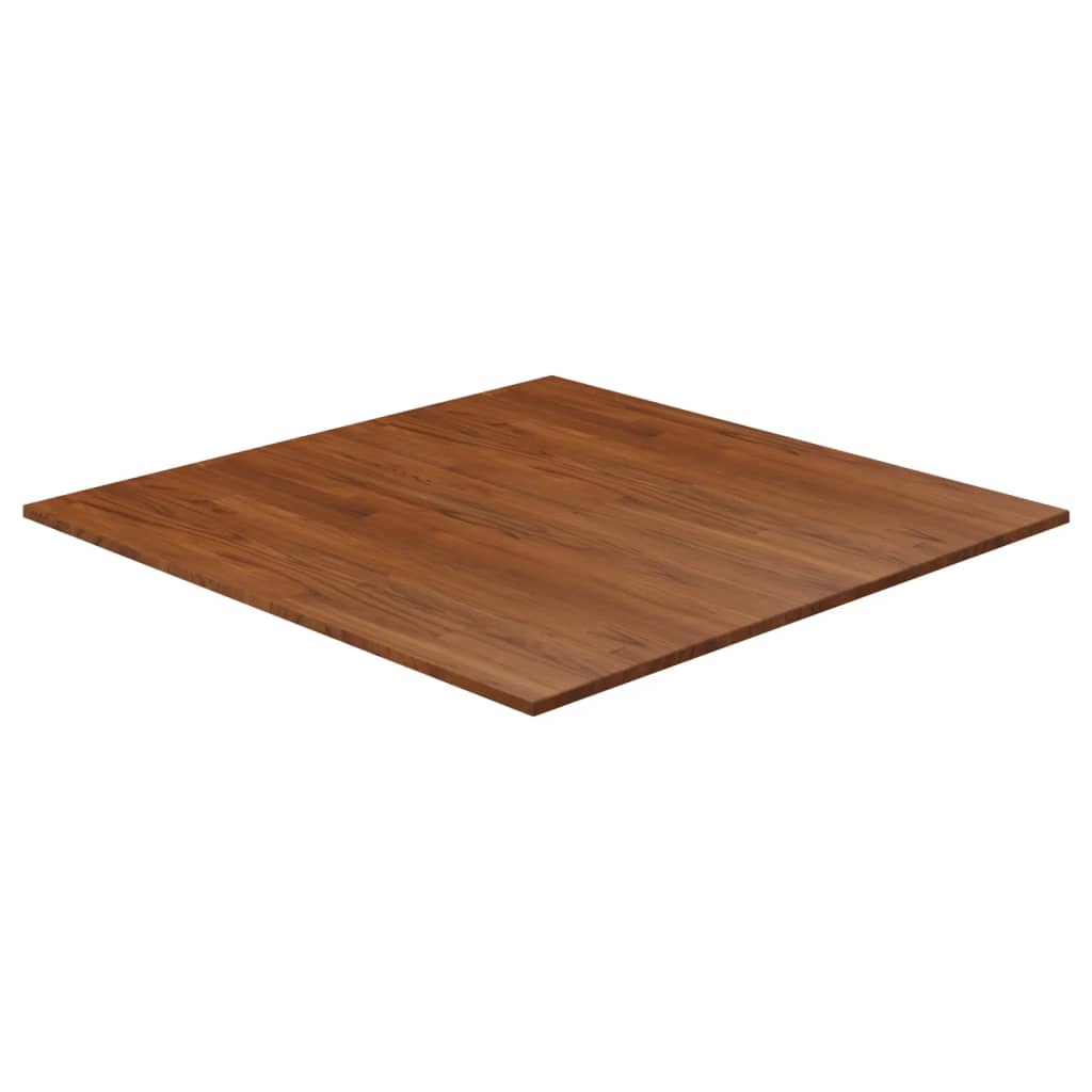 Tafelblad vierkant 70x70x2,5 cm onbehandeld massief eikenhout