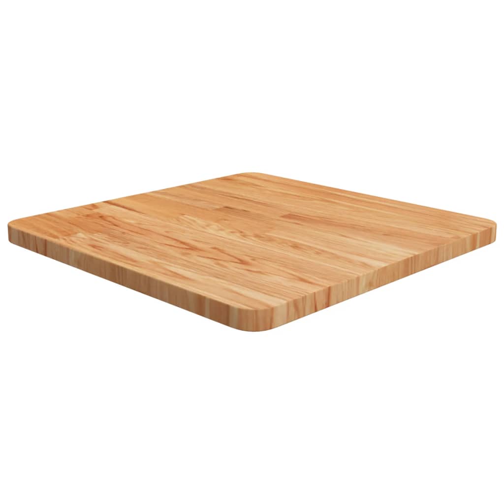 Tafelblad vierkant 40x40x2,5cm massief eiken