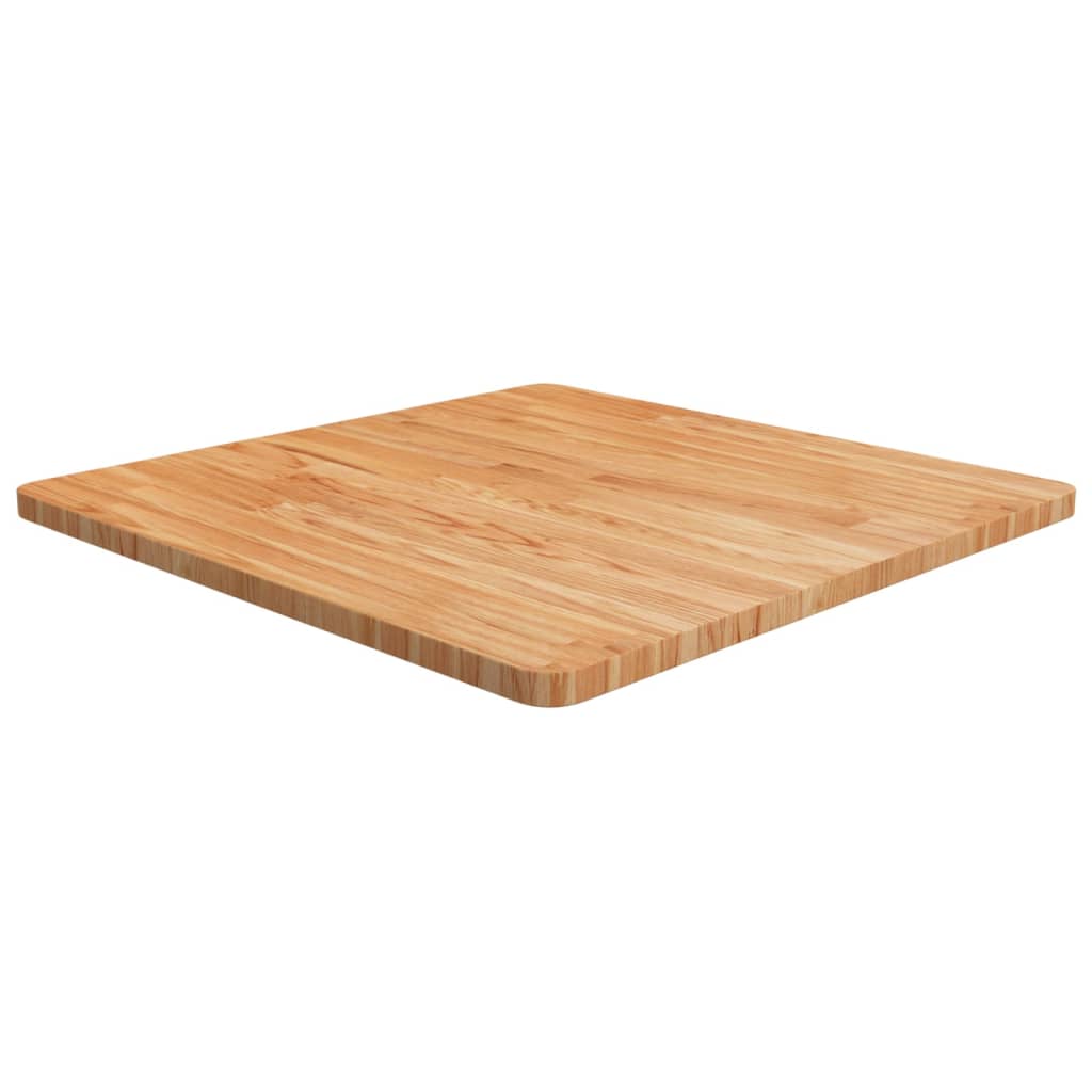 Tafelblad vierkant 40x40x2,5cm massief eiken