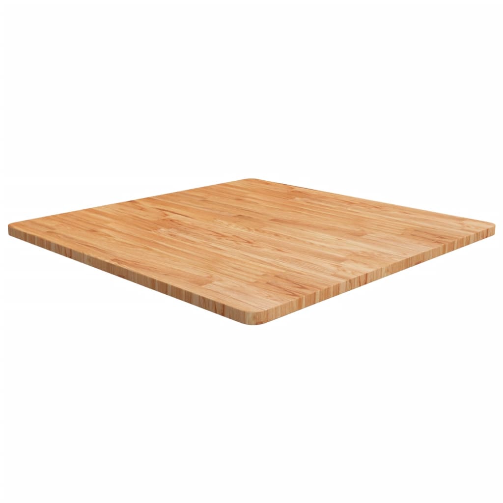 Tafelblad vierkant 40x40x2,5cm massief eiken