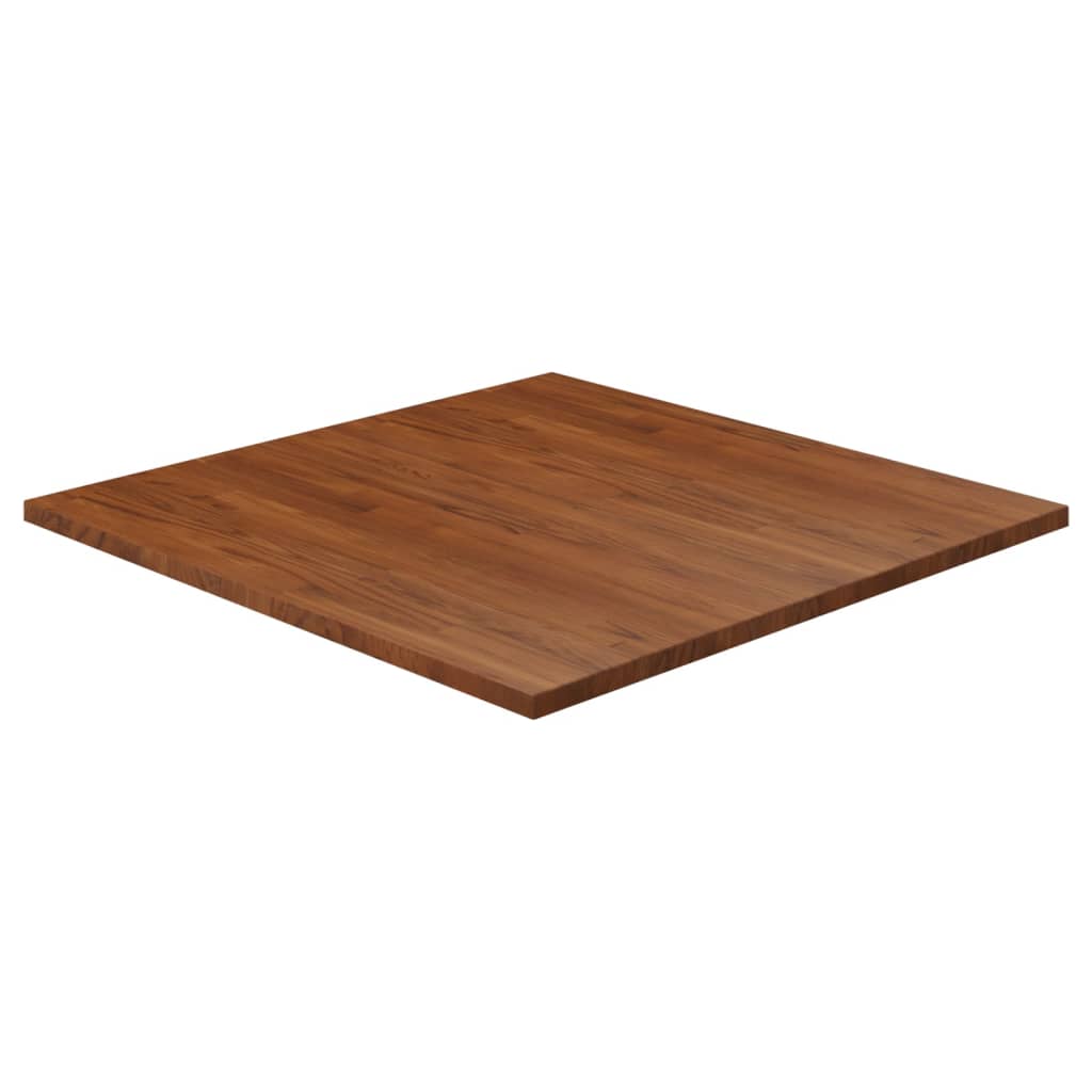 Tafelblad vierkant 70x70x2,5 cm onbehandeld massief eikenhout