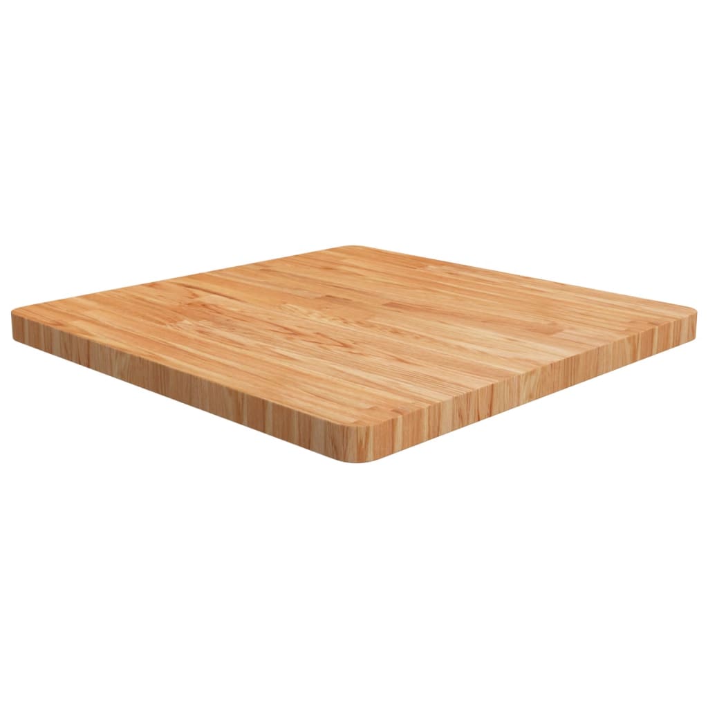 Tafelblad vierkant 40x40x2,5cm massief eiken