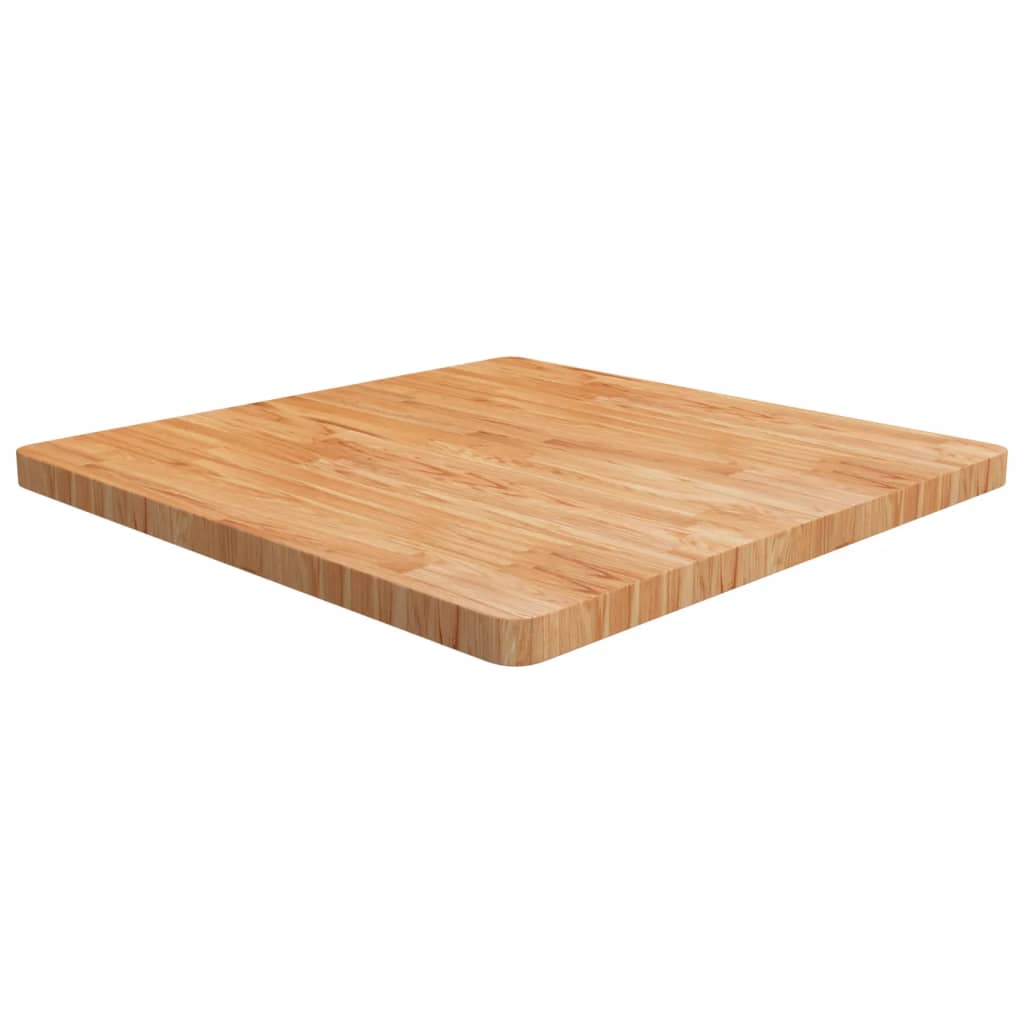 Tafelblad vierkant 40x40x2,5cm massief eiken