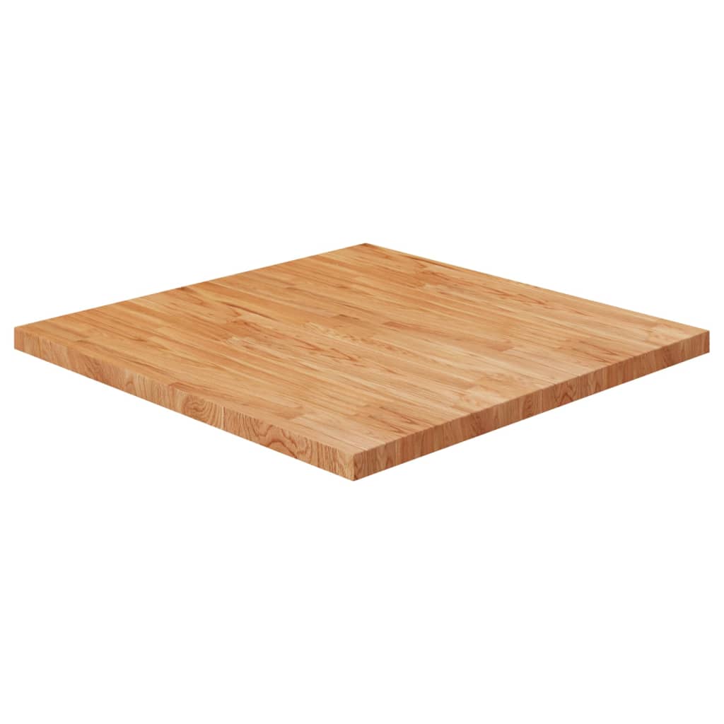 Tafelblad vierkant 40x40x2,5cm massief eiken