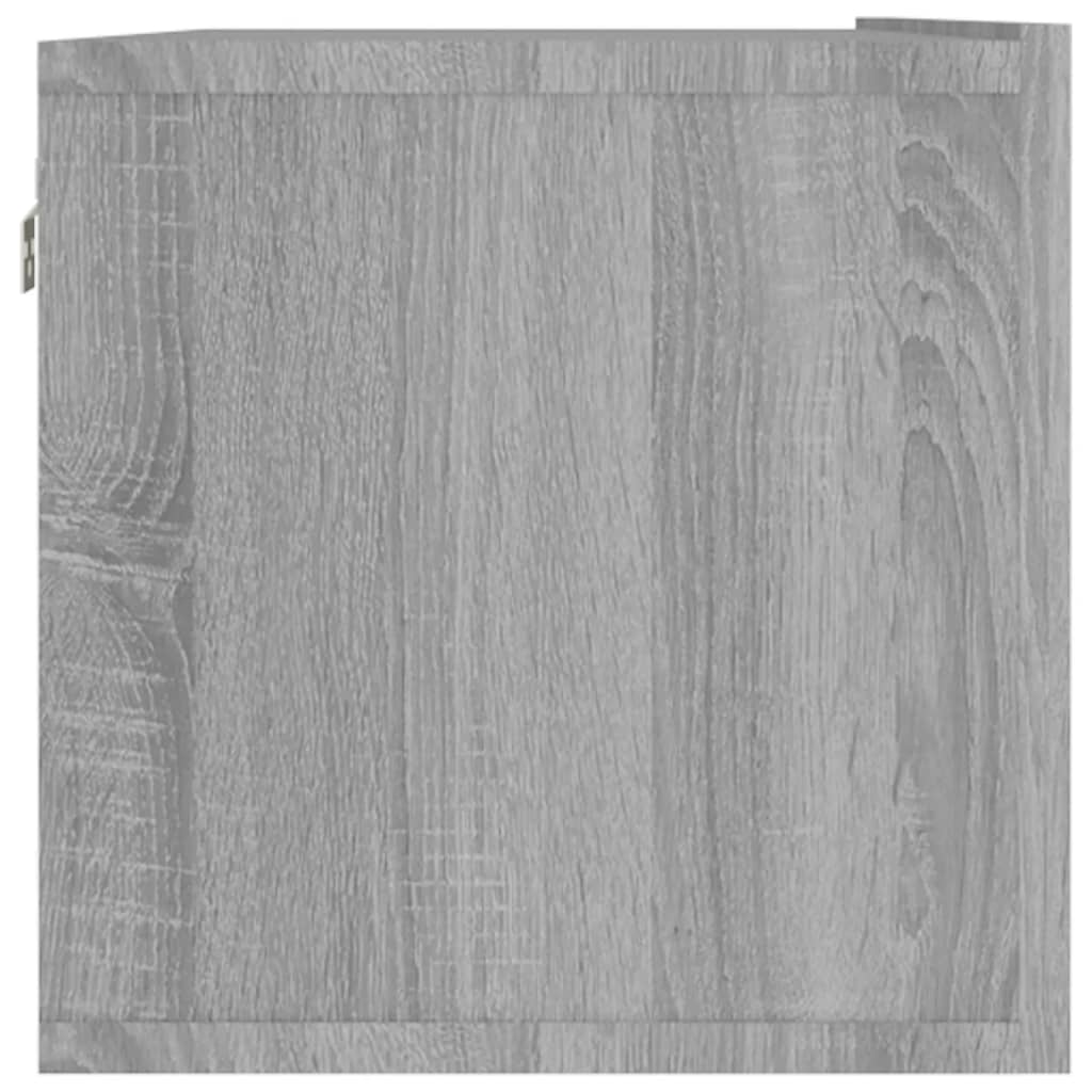 Tv-wandmeubel 120x30x30 cm bewerkt hout bruin eikenkleur