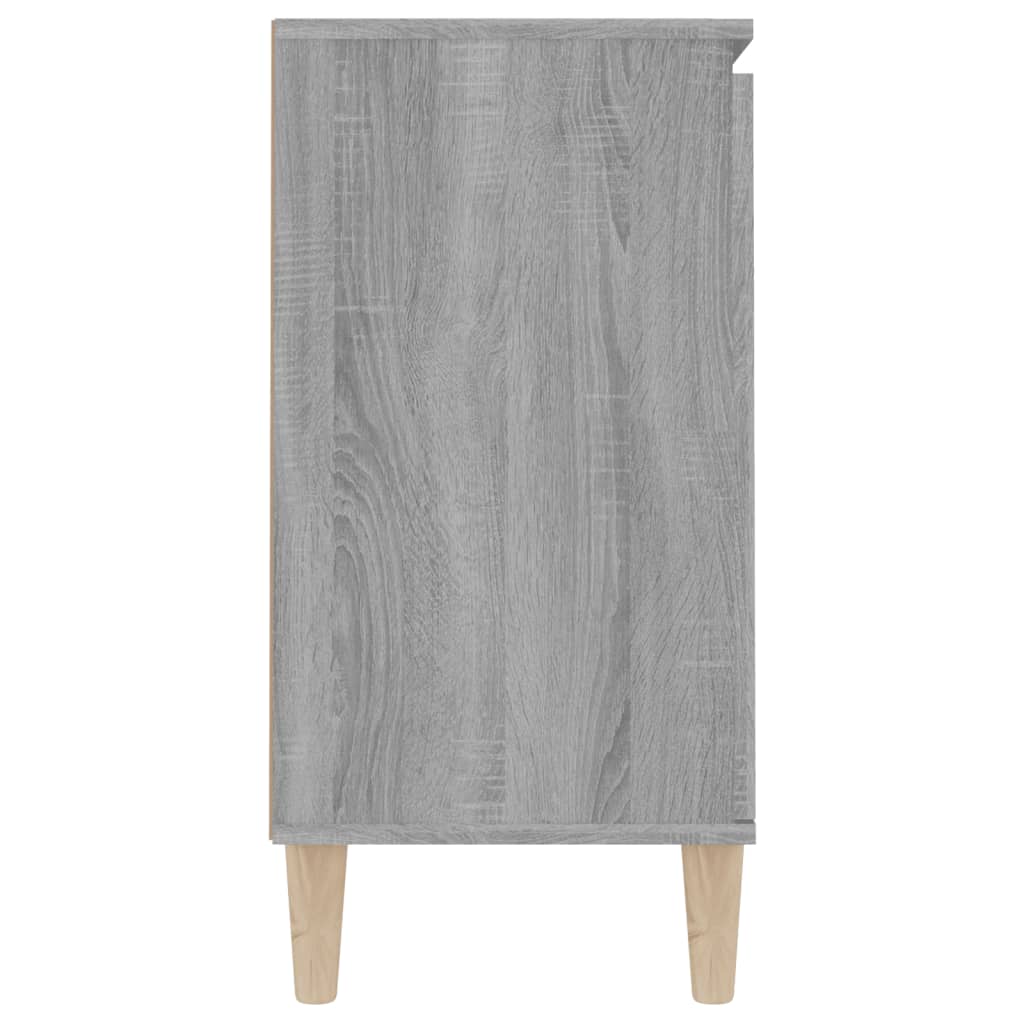 Dressoir 101x35x70 cm bewerkt hout eikenkleurig