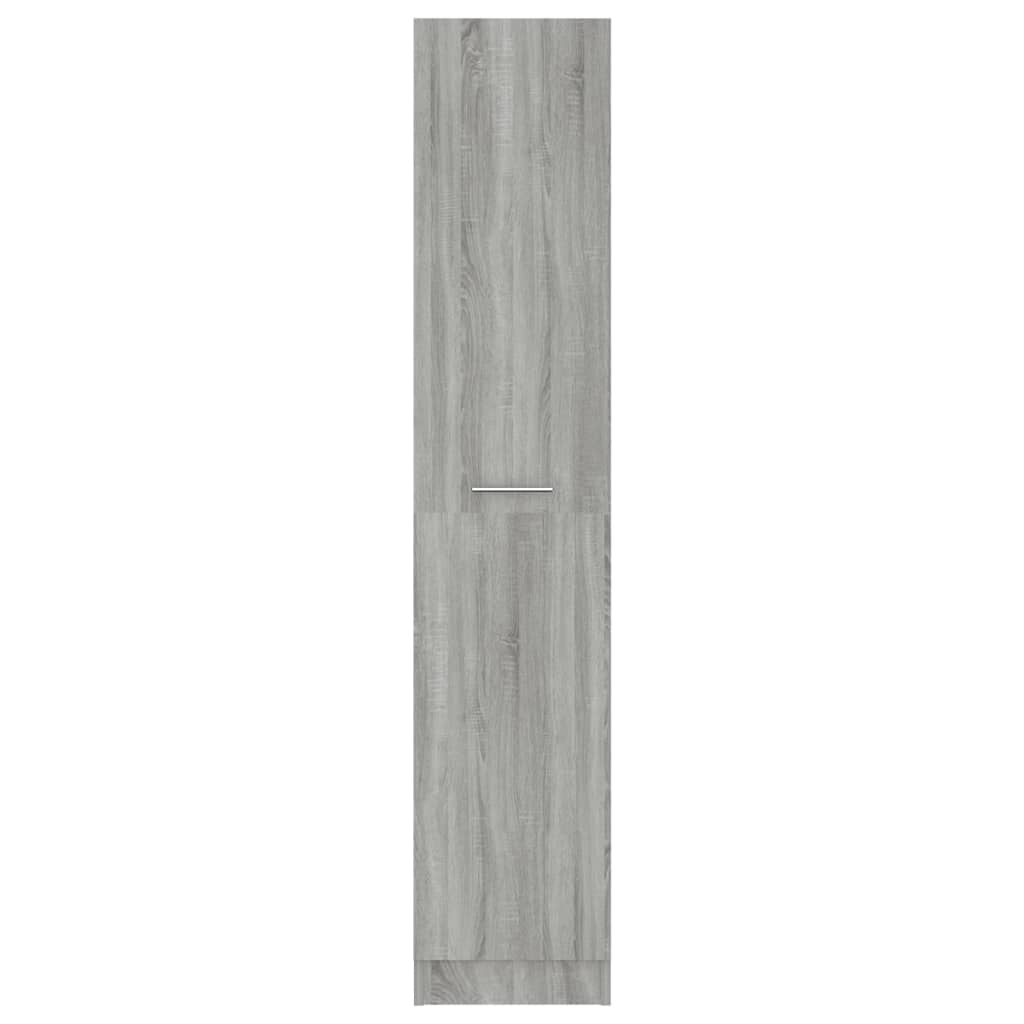 Apothekerskast 30x42,5x150 cm bewerkt hout