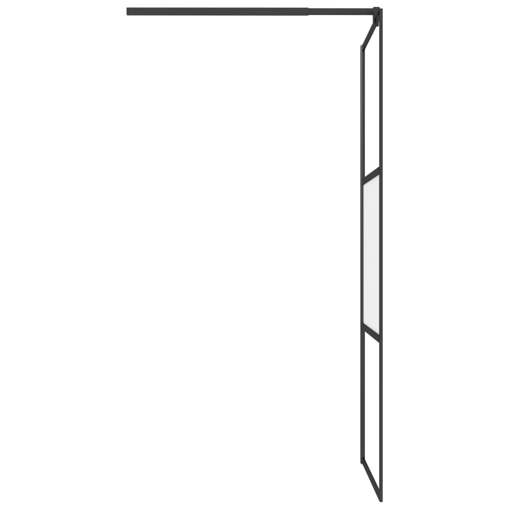 Inloopdouchewand transparant 115x195 cm ESG-glas