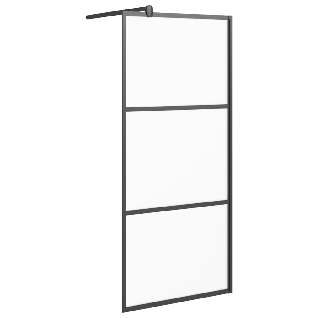 Inloopdouchewand transparant 115x195 cm ESG-glas