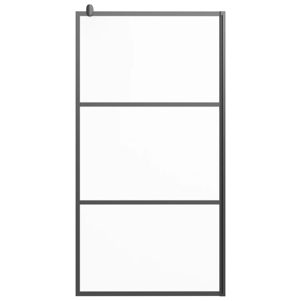 Inloopdouchewand transparant 115x195 cm ESG-glas