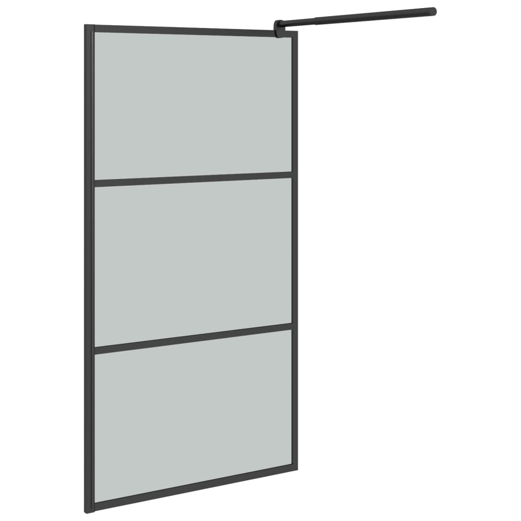 Inloopdouchewand transparant 115x195 cm ESG-glas