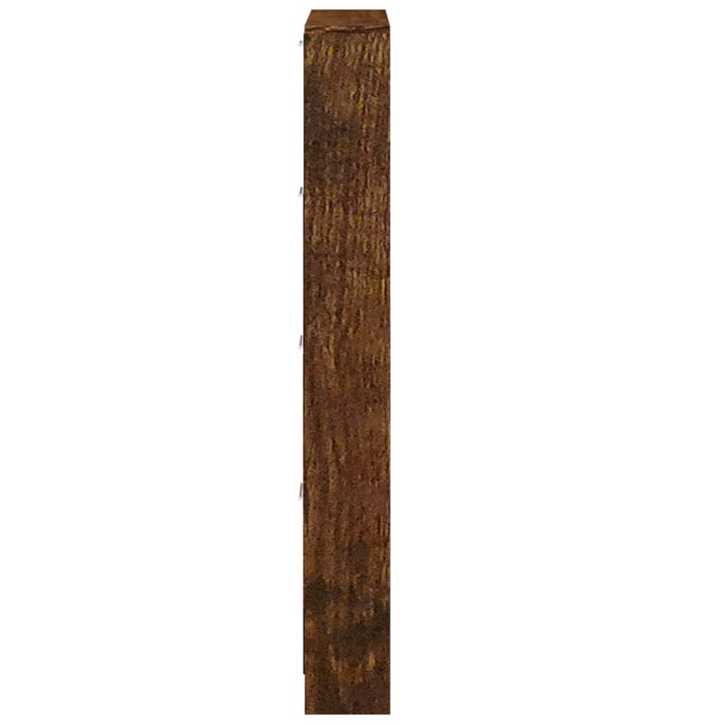 Schoenenkast 59x17x169 cm bewerkt hout