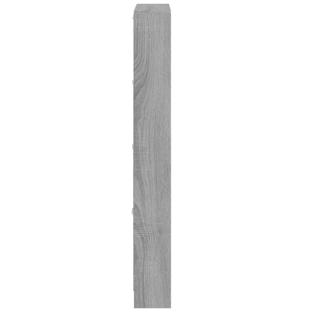 Schoenenkast 59x17x169 cm bewerkt hout