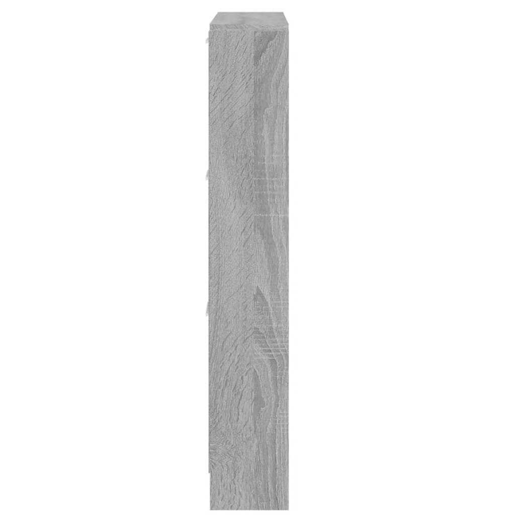 Schoenenkast 59x17x169 cm bewerkt hout