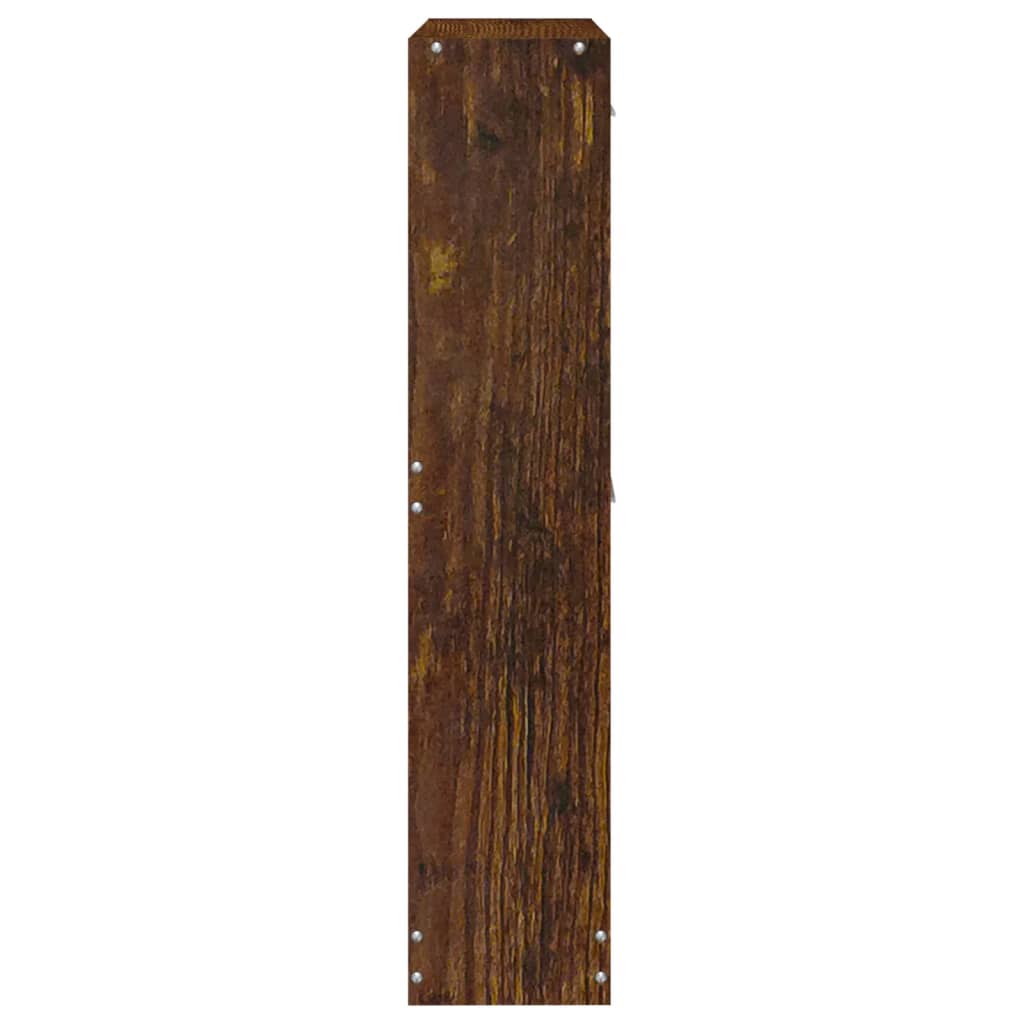 Schoenenkast 59x17x169 cm bewerkt hout