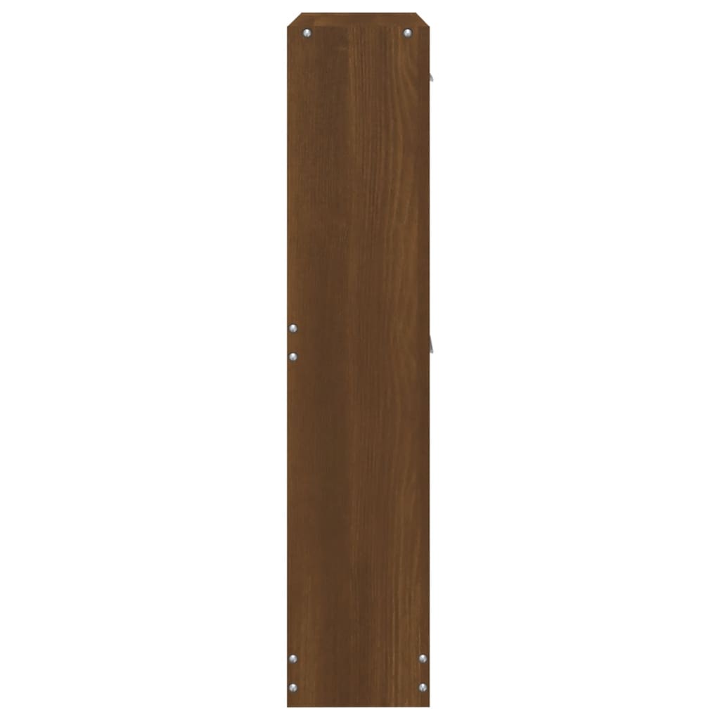 Schoenenkast 59x17x169 cm bewerkt hout