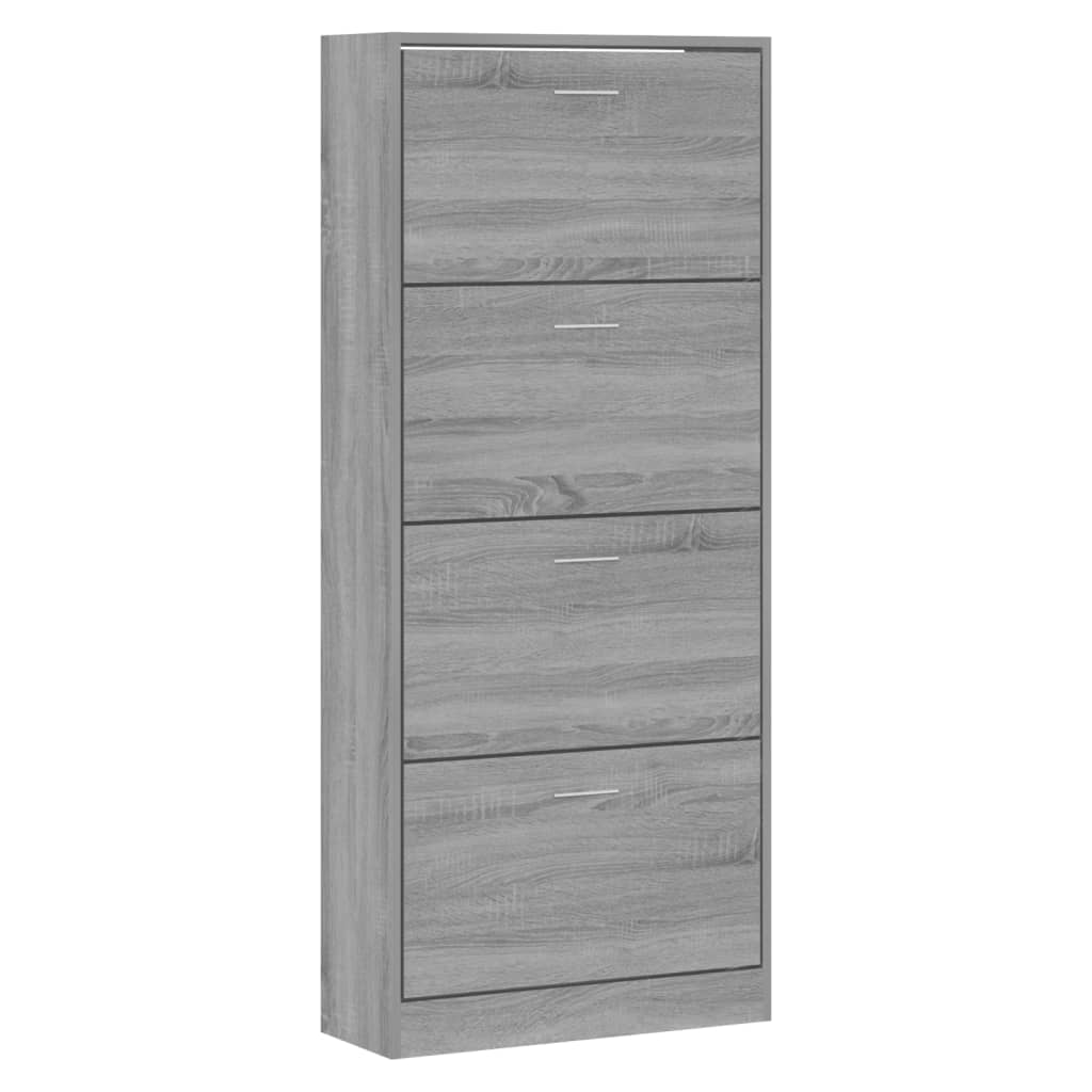 Schoenenkast 63x24x103 cm bewerkt hout