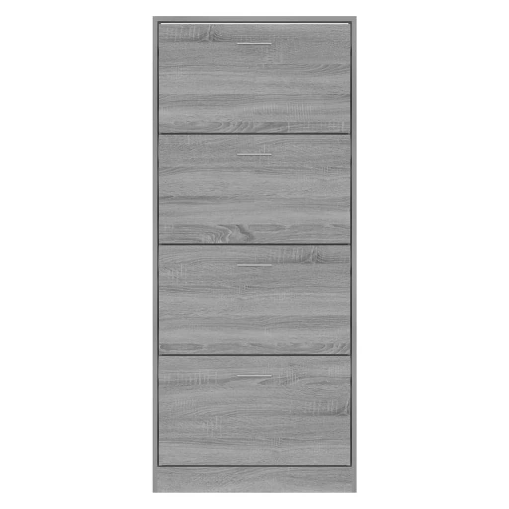 Schoenenkast 63x24x103 cm bewerkt hout