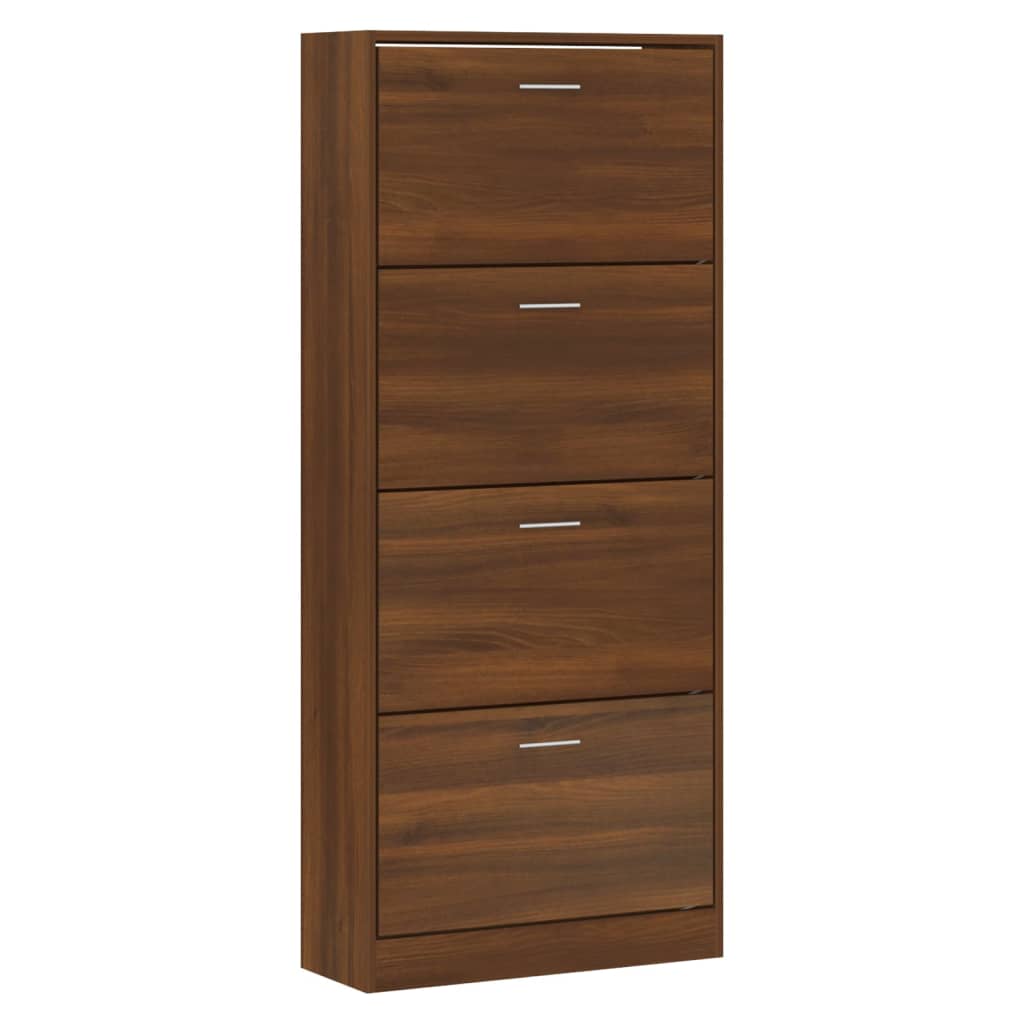 Schoenenkast 63x24x103 cm bewerkt hout