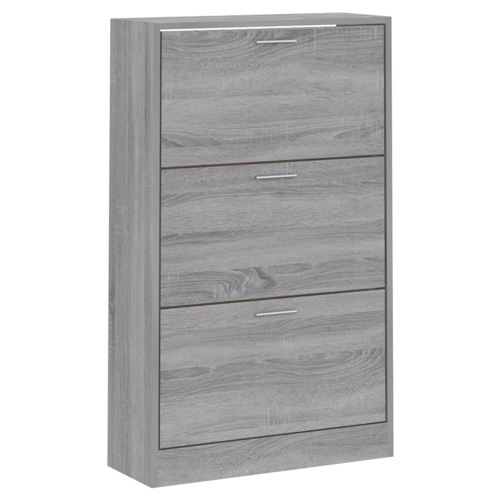 Schoenenkast 63x24x103 cm bewerkt hout