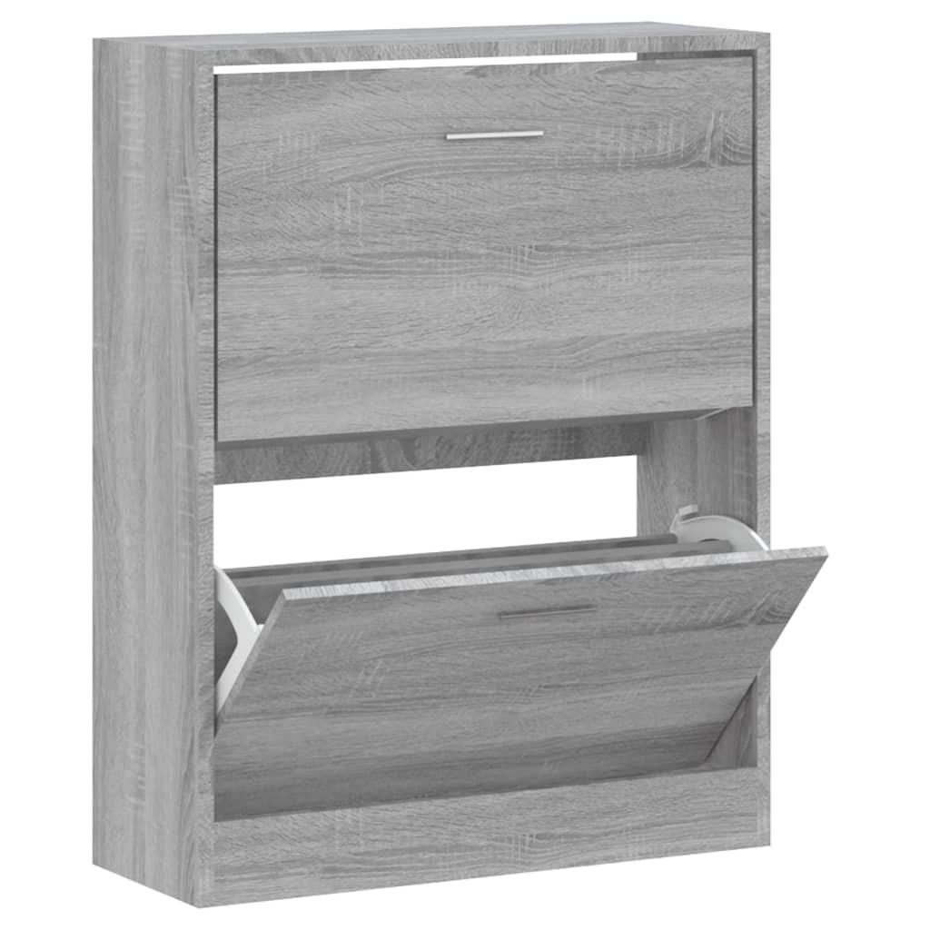 Schoenenkast 63x24x103 cm bewerkt hout