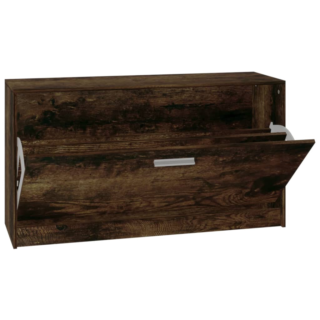 Schoenenbank 80x24x45 cm bewerkt hout