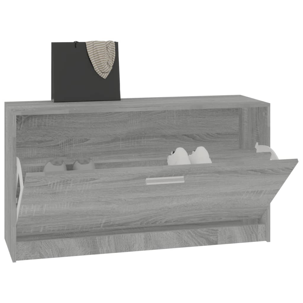 Schoenenbank 80x24x45 cm bewerkt hout