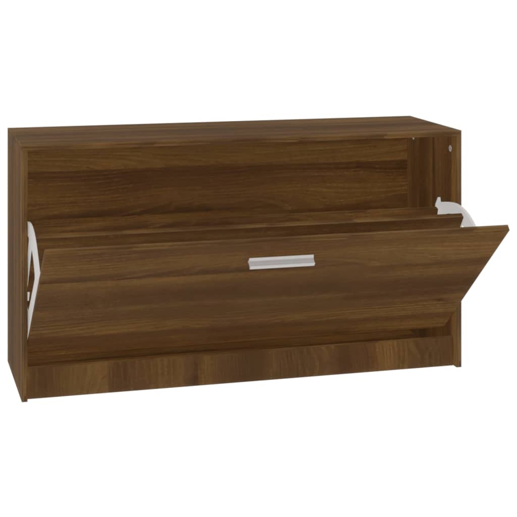 Schoenenbank 80x24x45 cm bewerkt hout