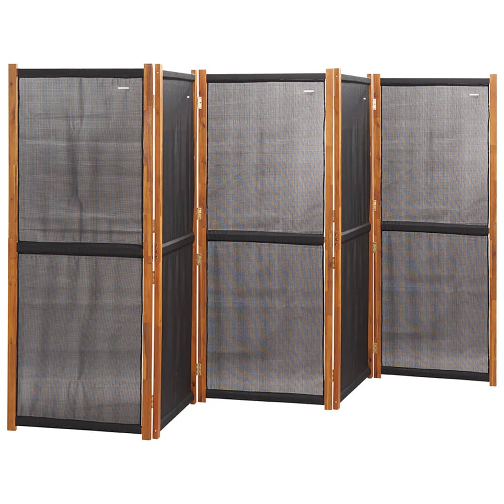 Kamerscherm met 6 panelen 420x180 cm