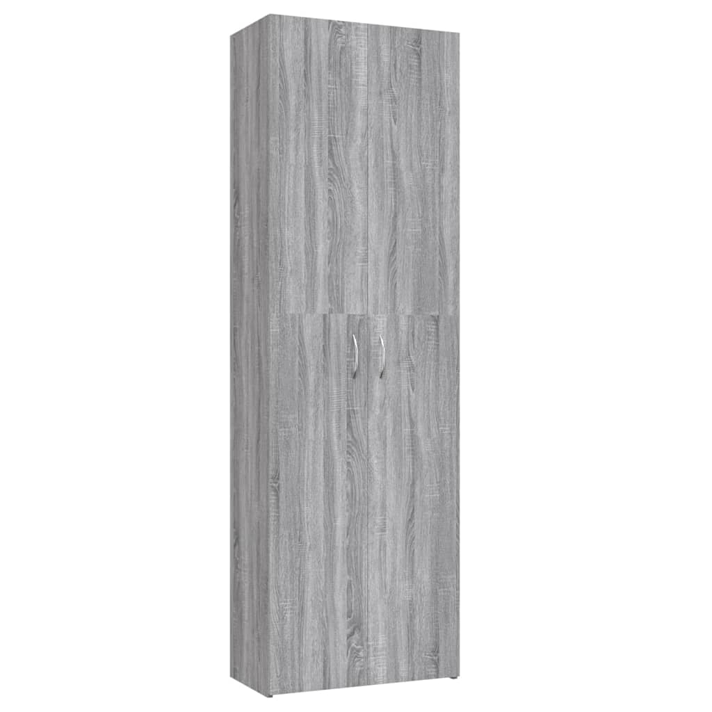 Archiefkast 60x32x115 cm bewerkt hout