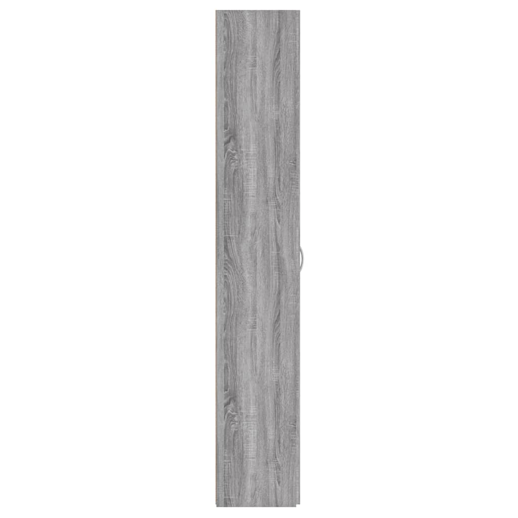 Archiefkast 60x32x115 cm bewerkt hout