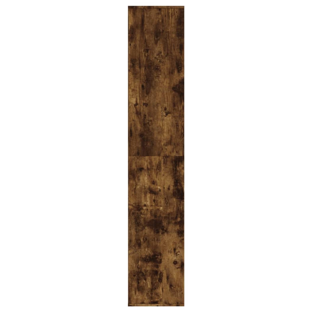 Schoenenkast 54x34x183 cm bewerkt hout eikenkleurig