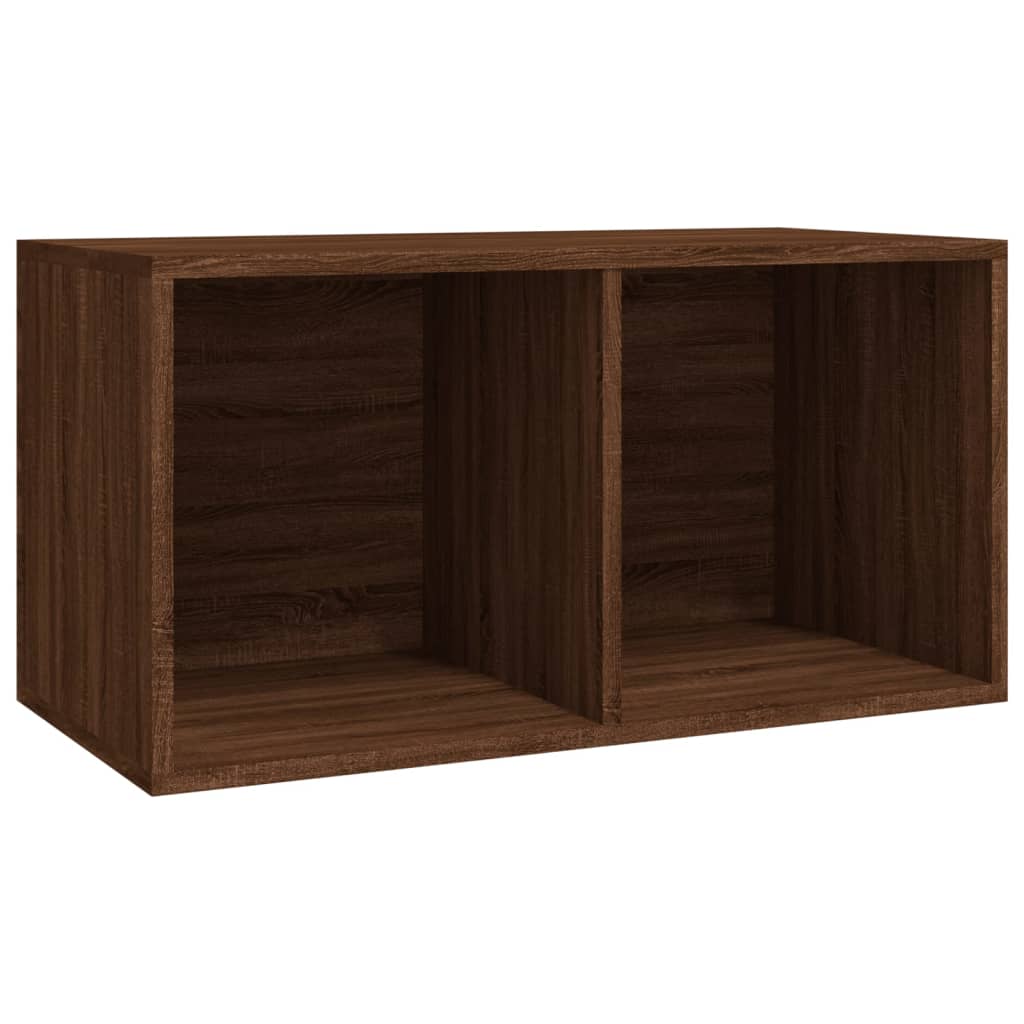 Opbergbox voor LP's 71x34x36 cm bewerkt hout